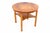 Brown Art Deco Round Table, Poland, 1950 For Sale - Image 8 of 8
