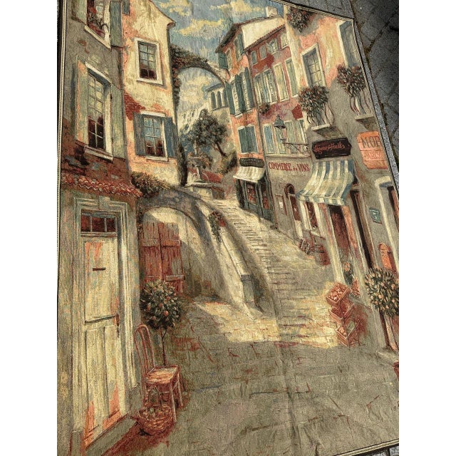 Vintage French Aubusson Jacquard Tapestry For Sale - Image 12 of 18