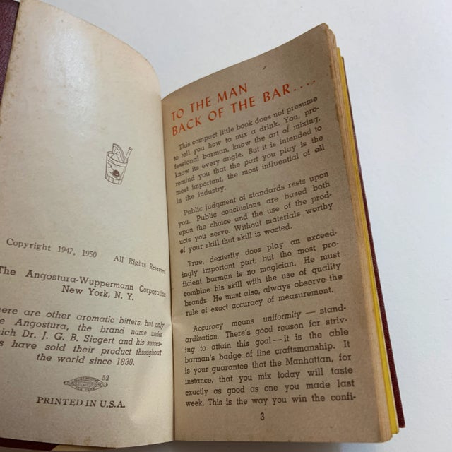 1950s Miniature Professional Mixing Guide For Sale - Image 4 of 10