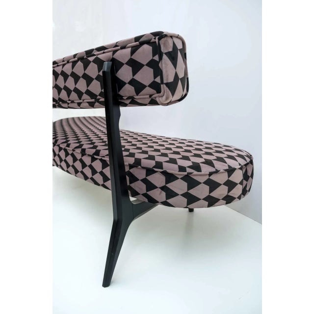 Modern Curved Floating Sofa attributed to Vladimir Kagan, 1980s For Sale - Image 10 of 13