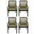 Four Martin Brattrud Ebonized and Upholstered Armchairs For Sale - Image 10 of 10