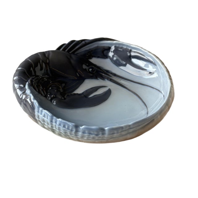Ceramic Porcelain Lobster Bowl by Erik Nielsen for Royal Copenhagen, 1960s For Sale - Image 7 of 7