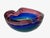 1960s 1960s Mid-Century Tricolor Murano Glass Geode Bowl Attributed to Archimede Seguso For Sale - Image 5 of 9