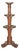 Antique Regency Carved Hardwood 3-Tier Jardinier with Dolphin Supports, 1820 For Sale