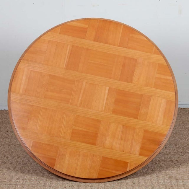 Wooden Coffee Table in the style of Charles Dudouyt, 1940s For Sale - Image 3 of 6