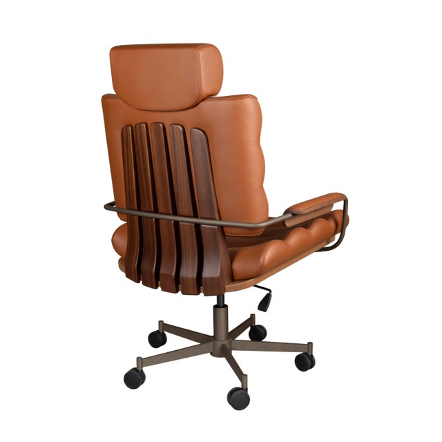 Thomas II Office Chair by Wood Tailors Club For Sale - Image 9 of 17