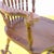 Wooden Rocking Chair with Turned Backrest Decoration For Sale - Image 6 of 10