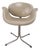 Mid-Century Modern Ivory Leather Little Tulip Chairs by Pierre Paulin for Artifort For Sale