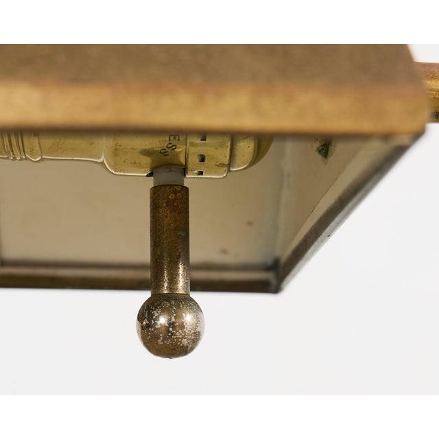 Mid 20th Century Mid-Century Modern Adjustable Patinated Brass Pharmacy Floor Lamp For Sale In Sacramento - Image 6 of 15