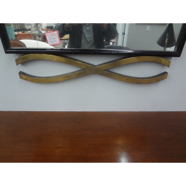 Italian Modern Mirror Attributed to Ico Parisi | Chairish