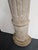 Wood Tall Fluted and Carved Wood Half Classical Column in a With an Antique Whitewashed Finish For Sale - Image 7 of 7