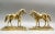 Circa 1890 English Gilt Brass Horses Mantel Decorations For Sale - Image 4 of 9
