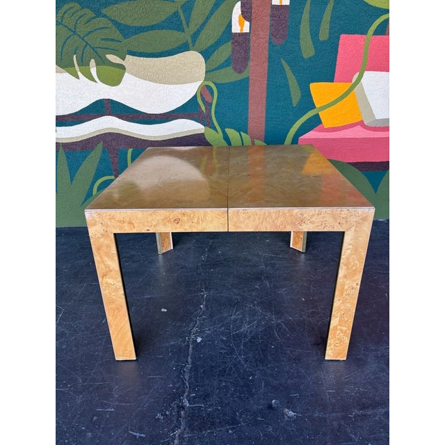 1977 Thomasville Burlwood Dining Set For Sale - Image 10 of 13