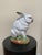 Late 20th Century Contemporary Italian Ceramic Rabbit Figurine Sculpture For Sale - Image 5 of 18