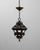 1900s French Copper Pendant Lantern With Openwork Dome Design For Sale - Image 4 of 18