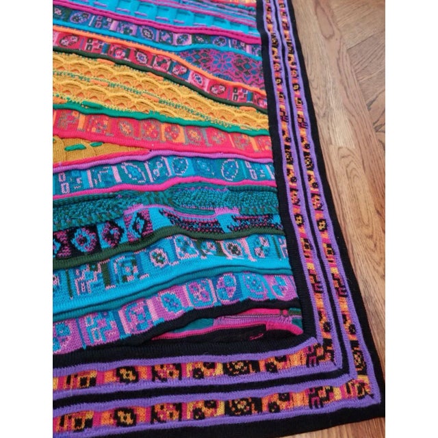 Vintage Coogi Casa Australia Merino Throw Blanket For Sale In New York - Image 6 of 11