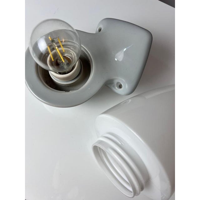 Grey Model 6030 Wall Lamp by Sigvard Bernadotte for Ifö For Sale - Image 6 of 10