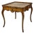 Vintage Baker Furniture French Provincial Louis XV Burl Wood Side Table For Sale