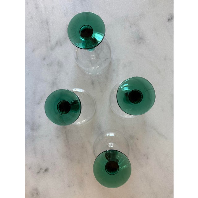 Set of 4 Vintage Libbey Cactus Margarita Glasses For Sale - Image 9 of 9