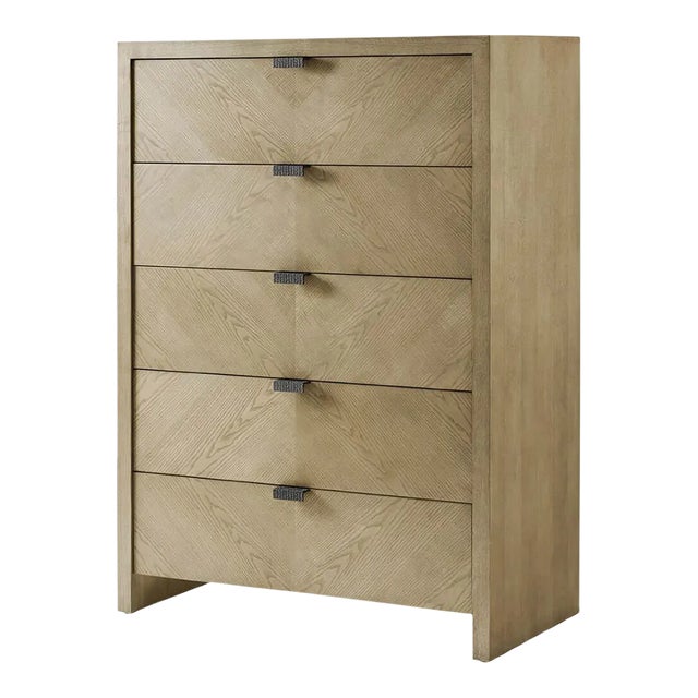 Light Tall Highboy Dresser For Sale