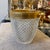 Champagne 1980s Modernist Crystal and Gilded Metal French Champagne Cooler For Sale - Image 8 of 14