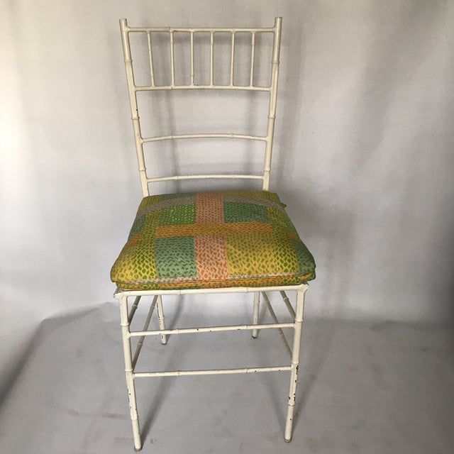 Vintage Faux Bamboo Metal Chiavari Chair Chairish