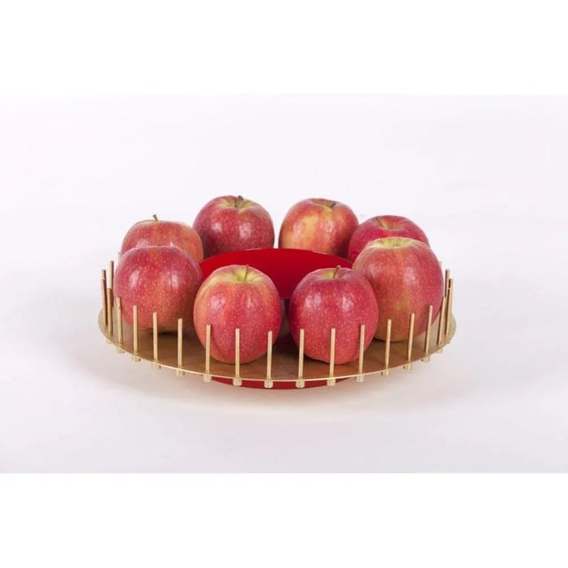 Carlo Scarpa Elementa Trivet with Fruit Holder and Paper Roll Holder by Mingardo, Set of 3 For Sale - Image 4 of 11