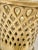 Brass Vase With Cutout Design For Sale - Image 4 of 9