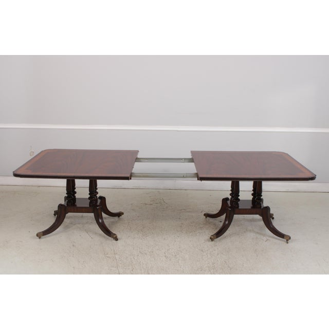 Maitland Smith Flame Mahogany Dining Table For Sale - Image 13 of 18