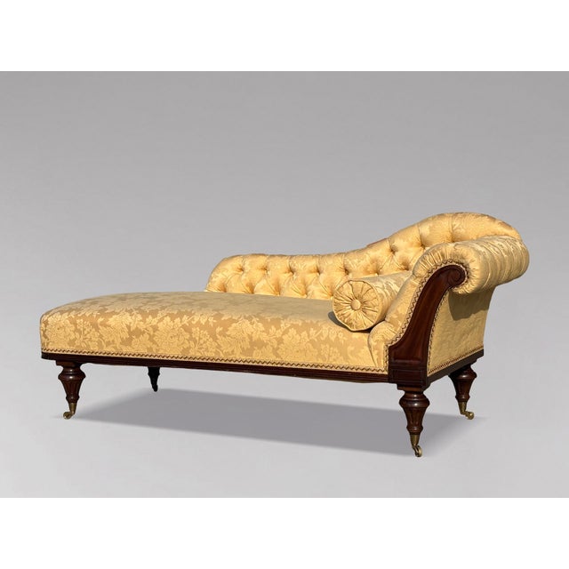 19th Century Regency Mahogany Chaise Lounge, 1820 For Sale - Image 11 of 11