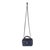 Blue Navy Quilted Lambskin Top Handle Vanity Case With Chain For Sale - Image 8 of 9