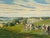 1920s Rasmus Christiansen, Danish Fjord Landscape with Grazing Cattle, Oil on Canvas, 1920s For Sale - Image 5 of 8