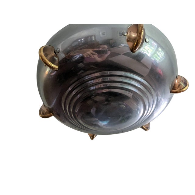 1930s 1930's French Art Deco Chandelier Attributed to Artelier Petitot For Sale - Image 5 of 10