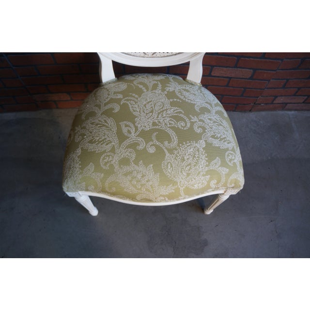 Ethan Allen Ethan Allen Chrystiane Cane Back Dining Chairs ~ Set of 6 For Sale - Image 4 of 11