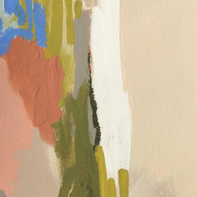 Taupe 4 - Abstract Colorful Desert Landscape Painting on Paper Original Artwork by Elisabeth Grace For Sale - Image 4 of 7