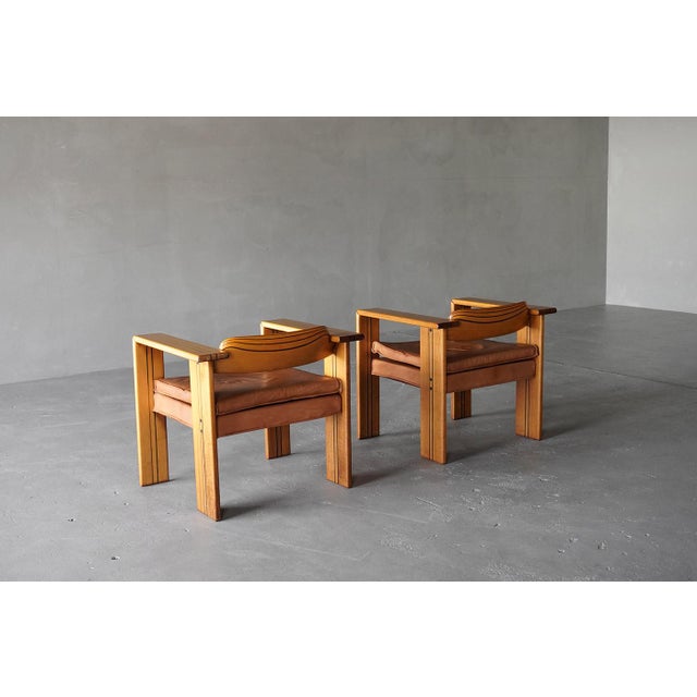 Wood Artona Armchairs by Afra & Tobia Scarpa for Maxalto, Italy 1970s, Set of 2 For Sale - Image 7 of 10