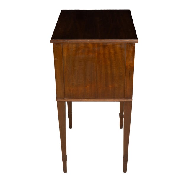 Mid 20th Century Charles P Limbert Arts & Crafts Oak Jewelry Chest Side Table Felt Lined Drawers For Sale - Image 12 of 16