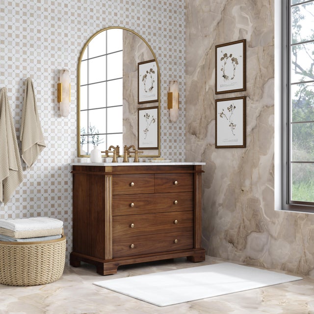 Enhance your bathroom renovation with the Butler Specialty Company Rachelle 42" Bathroom Vanity Set, known for its...