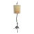 John Richard Sculptural Iron & Stone Floor Lamp For Sale