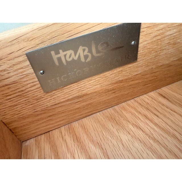 Wood Hickory Furniture Company Rare Susan Hable Designed Dove Credenza Buffet Chest Bar For Sale - Image 7 of 7