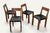 Wood Vintage S24 Chairs in Elm and Black Leather by Pierre Chapo, 1970, Set of 4 For Sale - Image 7 of 18