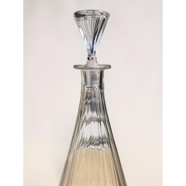 Vintage Art Deco Crystal Carafe from Baccarat, 1920s For Sale - Image 3 of 9