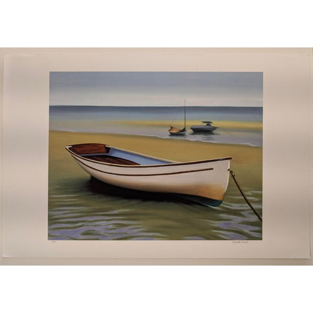 2000 - 2009 Elizabeth Rickert, Boats I, Reproduction Print For Sale - Image 5 of 6