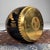 Mid-Century Modern Japanese Decorative Taiko Drum with Gold Crane Motif, 1960s For Sale - Image 3 of 10
