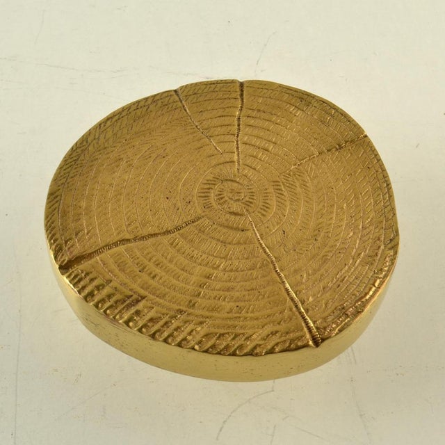 1970s Brutalist Round Bronze Door Handle in the Ssyle of Ado Chale, 1970s For Sale - Image 5 of 8