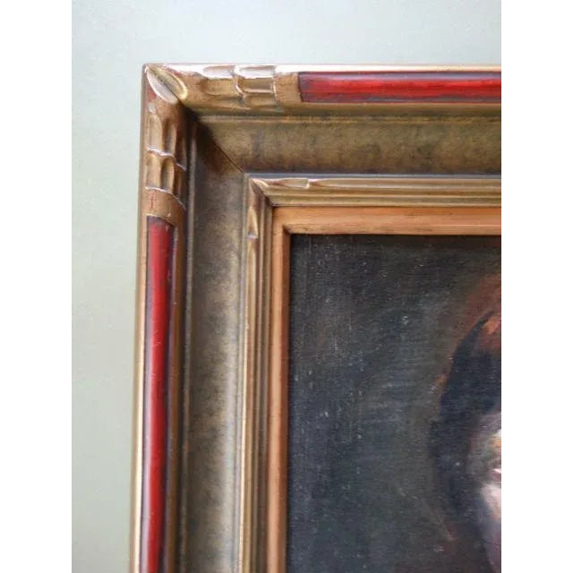 Early 20th Century Early 20th Century A.j. Greene “Portrait of a Young Girl” For Sale - Image 5 of 8