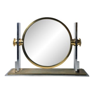 Vintage Karl Springer Vanity Mirror For Sale