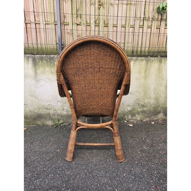 1910s Arts & Crafts Chair in Wicker and Rattan from Dryad & Co, 1910 For Sale - Image 5 of 18
