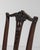 Chippendale 19th Century France Chippendale Cream Wood Lounge Chair For Sale - Image 3 of 11