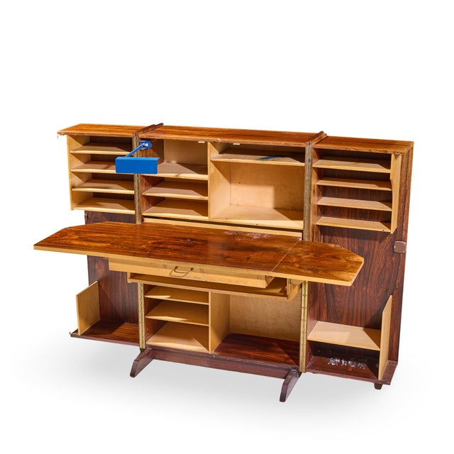 Mummenthaler & Meier Mid Century Rosewood Magic Box Hideaway Desk For Sale - Image 13 of 13